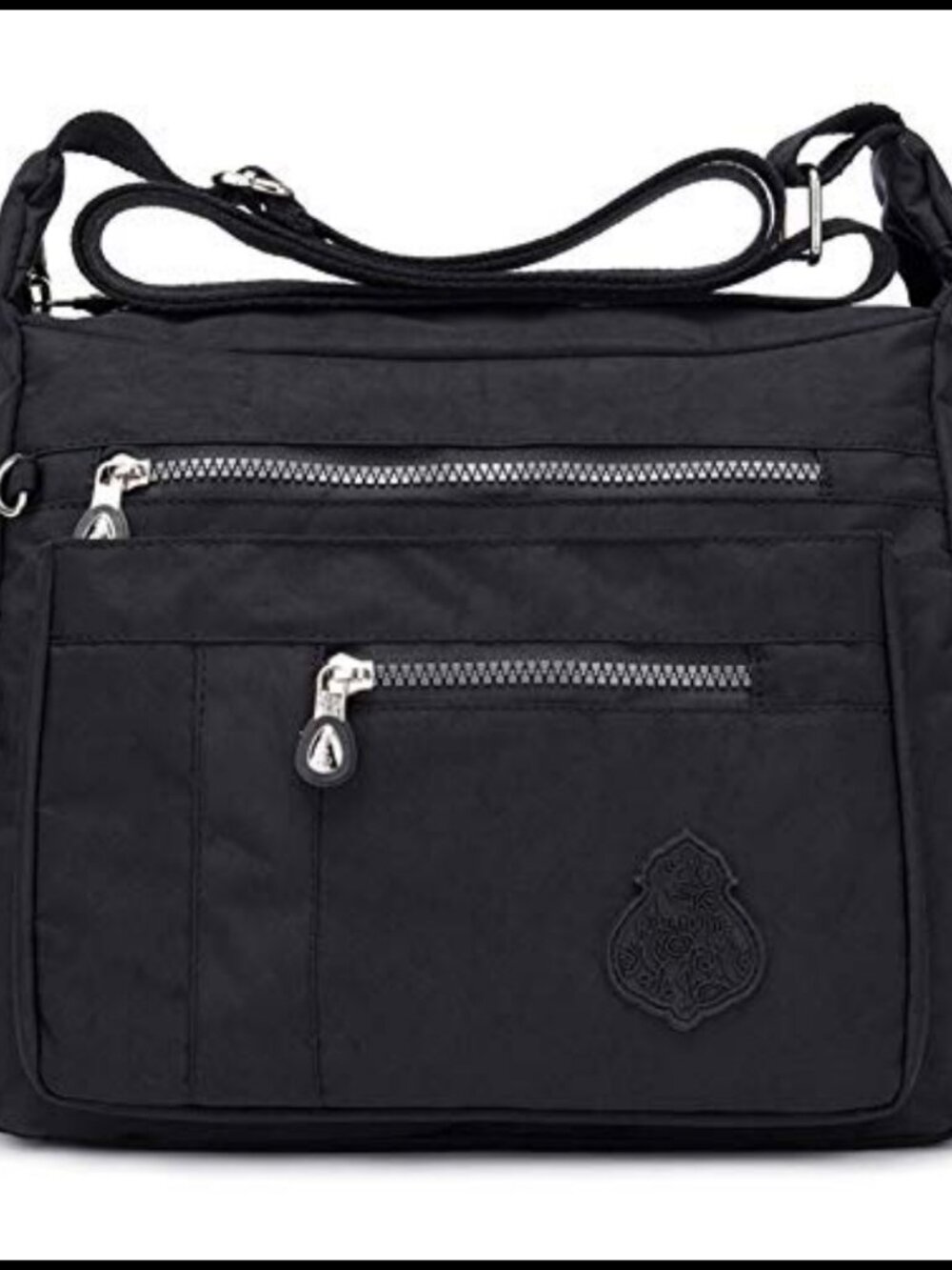 Nylon Waterproof Crossbody Shoulder Bag Multi-Pocket Messenger Purse